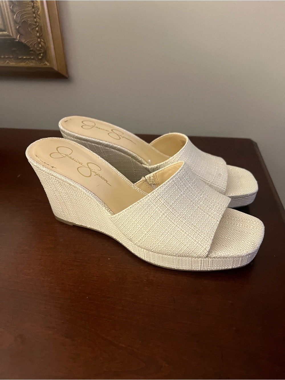 Jessica Simpson Wedge Slide Sandals 11